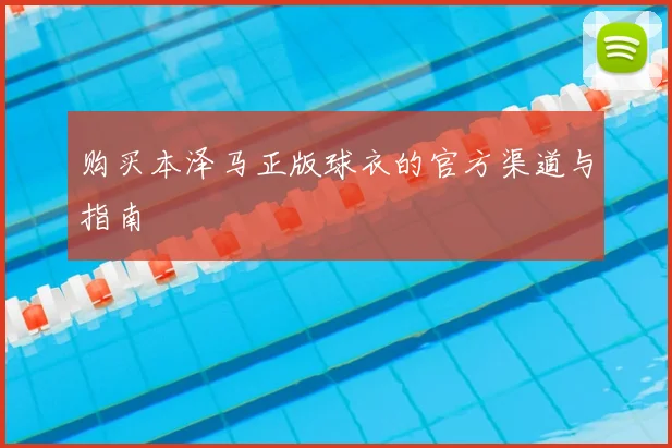 购买本泽马正版球衣的官方渠道与指南